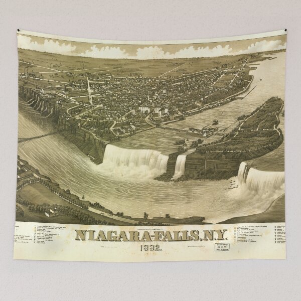 Item preview, Niagara Falls, New York (1882) designed and sold by allhistory.