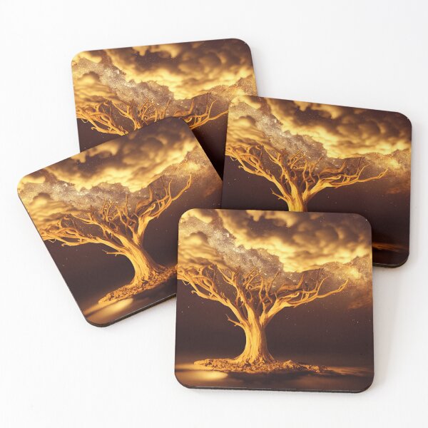 Item preview, Golden Tree with Milky Way designed and sold by PM-Artistic.
