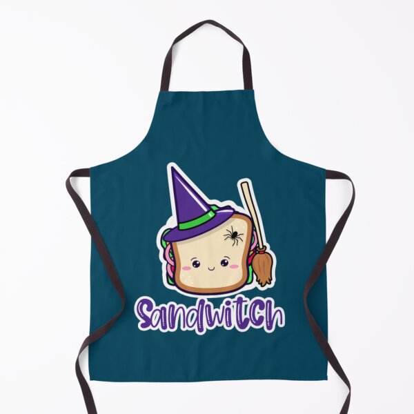 Item preview, Halloween Sandwich with hat - Sandwitch with broom     designed and sold by duymanh697.