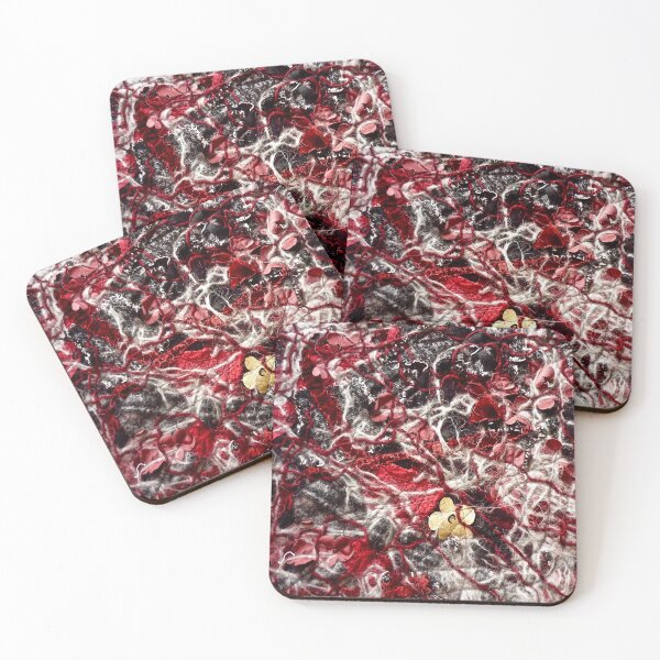 Item preview, Crazy patchwork red and white designed and sold by susannvoelske.