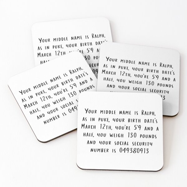 Item preview, Your Middle Name is Ralph designed and sold by beckahbrooks.