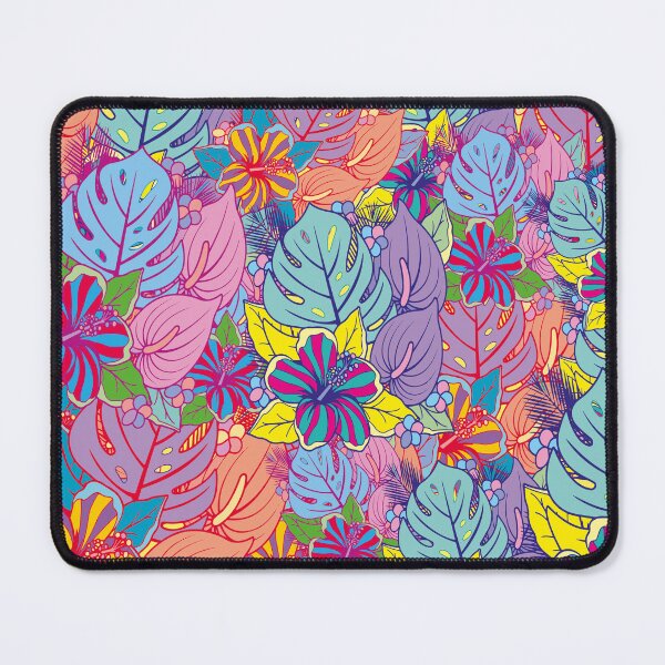Item preview, colorful Monstera plant, jungle designed and sold by Mauswohn.
