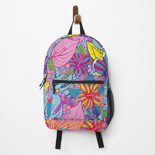 Item preview, colorful Monstera plant, jungle designed and sold by Mauswohn.