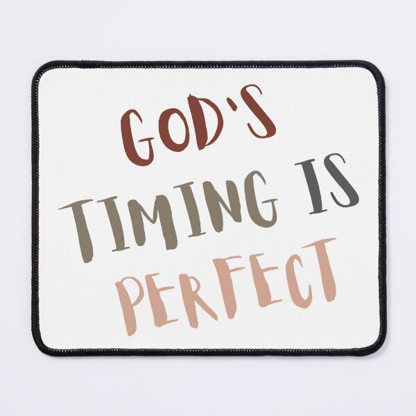 Item preview, God's timing is perfect designed and sold by creative-duo.