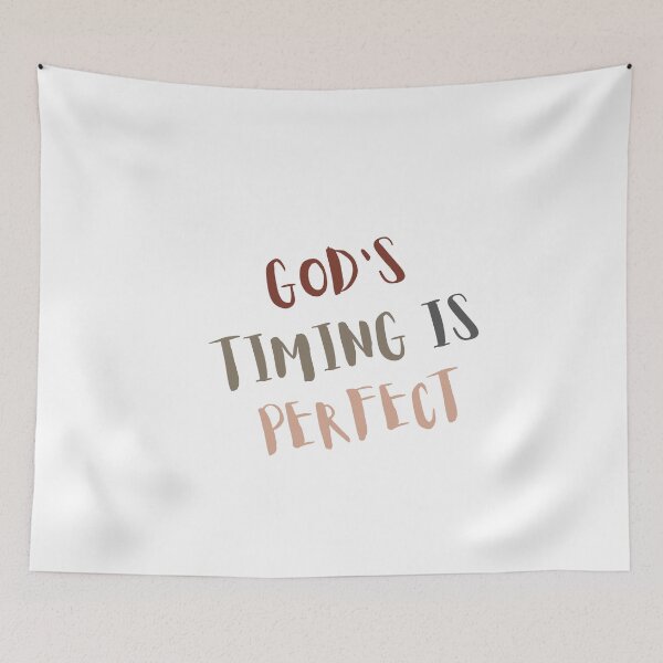 Item preview, God's timing is perfect designed and sold by creative-duo.