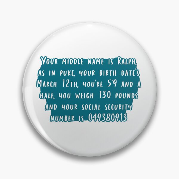 Item preview, Your Middle Name is Ralph designed and sold by beckahbrooks.
