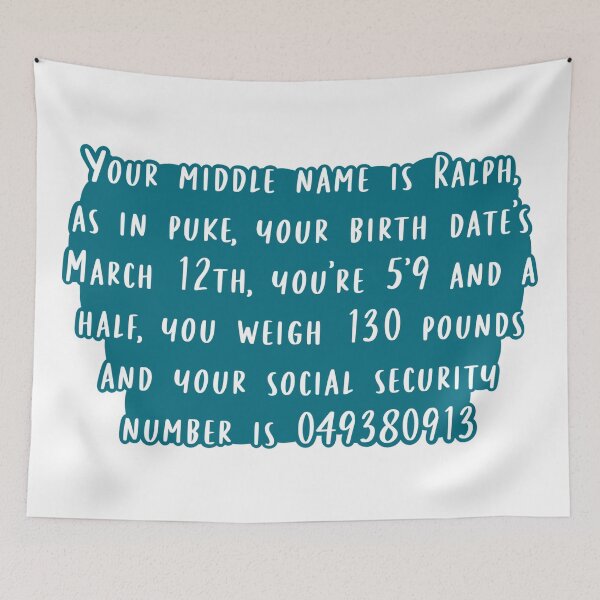 Item preview, Your Middle Name is Ralph designed and sold by beckahbrooks.