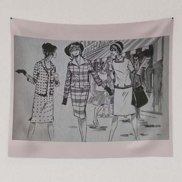 Item preview, Vintage ladies 1960`s in the city designed and sold by susannvoelske.