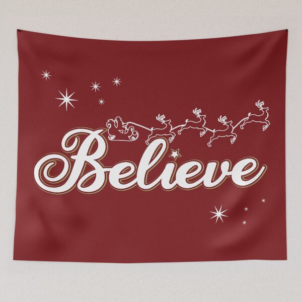 Item preview, Believe in Christmas - Merry and Bright Christmas holidays  designed and sold by Alice-Elgawi.
