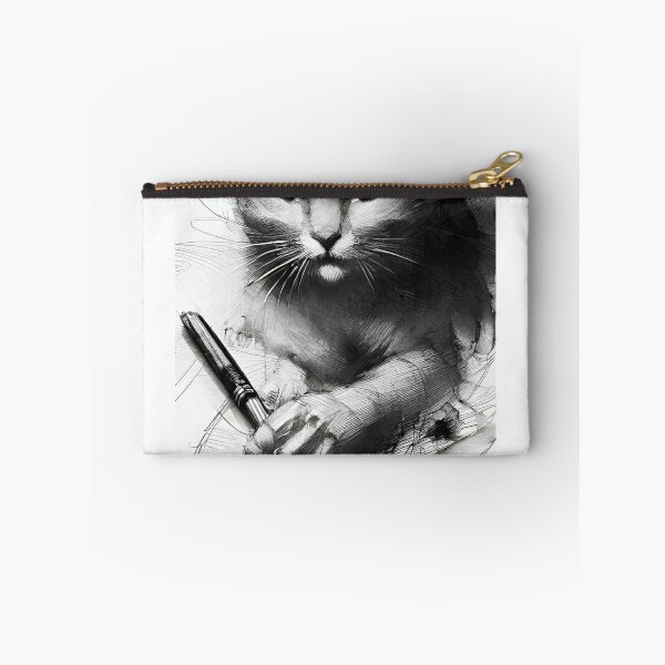 Item preview, cat self portrait designed and sold by Hirek.