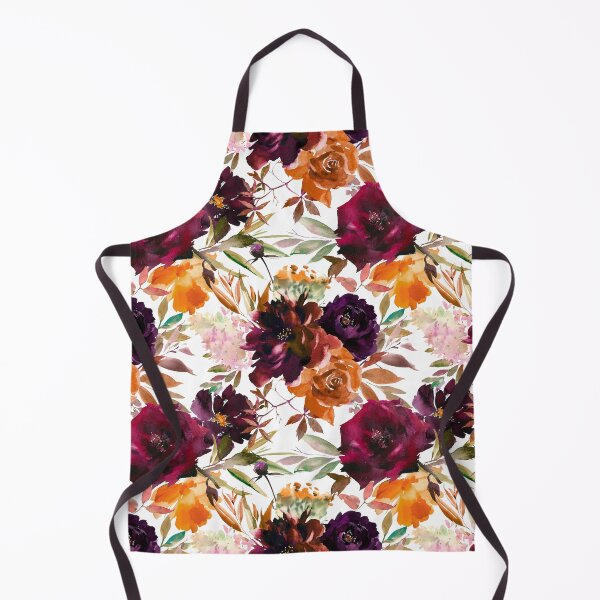 Item preview, Fall Burgundy Orange Rose Floral designed and sold by BeeZBeez.