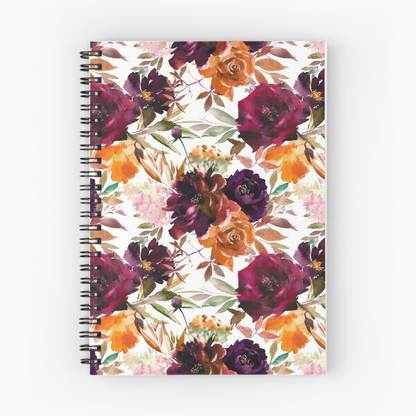 Item preview, Fall Burgundy Orange Rose Floral designed and sold by BeeZBeez.