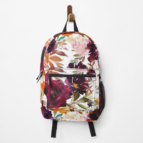 Item preview, Fall Burgundy Orange Rose Floral designed and sold by BeeZBeez.