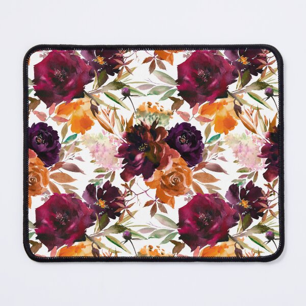 Item preview, Fall Burgundy Orange Rose Floral designed and sold by BeeZBeez.