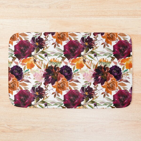 Item preview, Fall Burgundy Orange Rose Floral designed and sold by BeeZBeez.