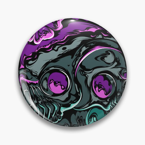 Item preview, Death  Skull Flower Colorful Illustration designed and sold by Shuvra Gain.