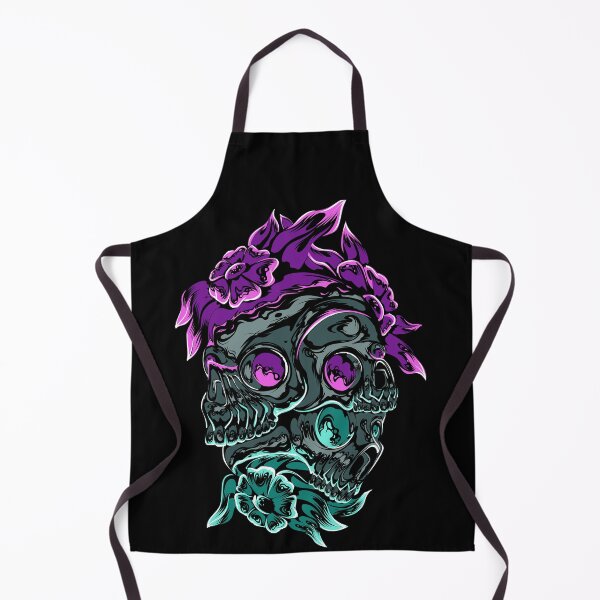 Item preview, Death  Skull Flower Colorful Illustration designed and sold by Shuvra Gain.