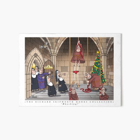 Rich Skipworth Monks Collection: 'Shocking!' Art Board Print