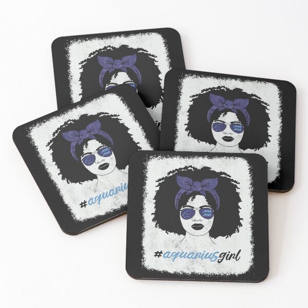 Item preview, Women Aquarius Girl Zodiac Februari Afro African American designed and sold by JokeGysen.