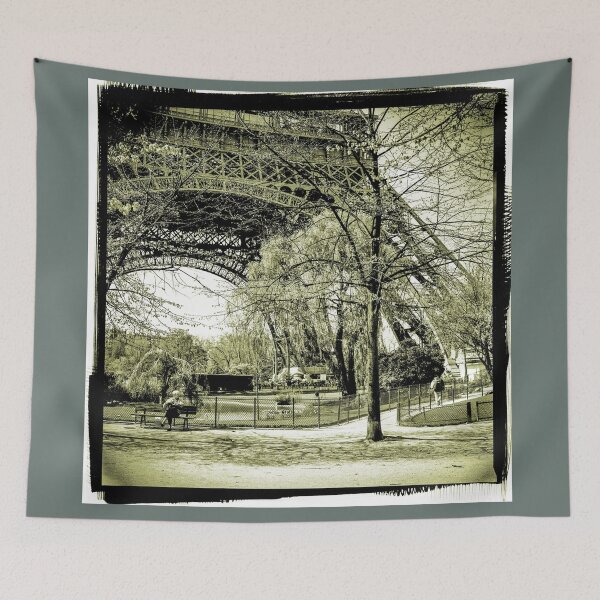 Item preview, Eiffel Tower in Beautiful vintage painted vision.  designed and sold by PhotogalleryCJ.
