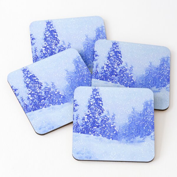 Item preview, Watercolor Snow designed and sold by TheArtCave.
