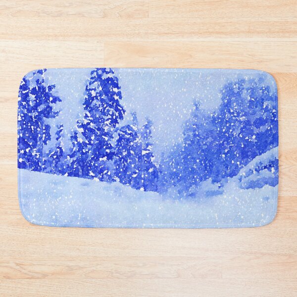 Item preview, Watercolor Snow designed and sold by TheArtCave.