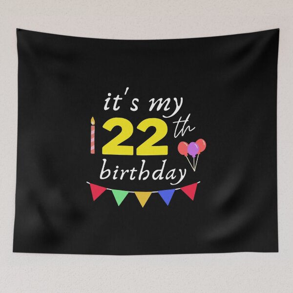 Item preview, It's My 22th Birthday designed and sold by backham-design.