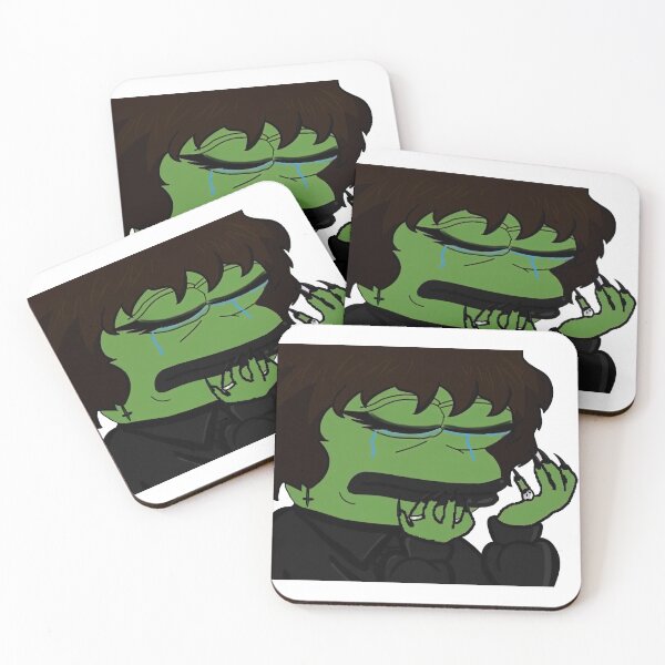 Item preview, Goth Sad Pepe Gothic Meme designed and sold by ASamArt.
