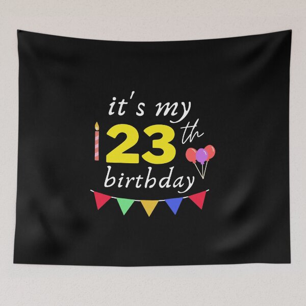Item preview, It's My 23th Birthday designed and sold by backham-design.