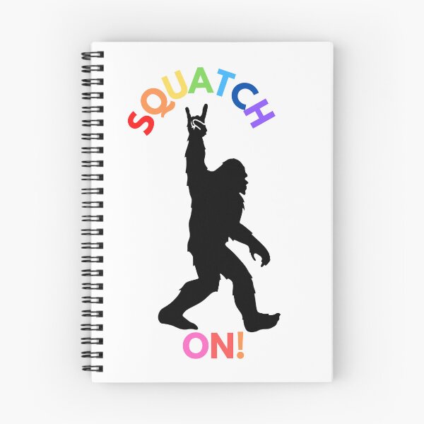 Item preview, SQUATCH ON! Sticker For Cryptid Lovers Rainbow Version designed and sold by flowermagic.