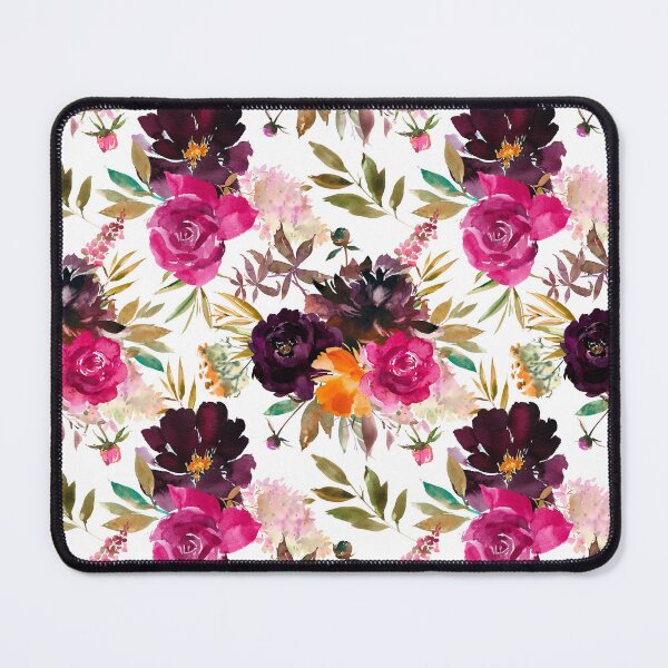Item preview, Fall Burgundy Pink Orange Rose Floral designed and sold by BeeZBeez.