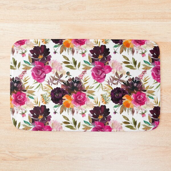 Item preview, Fall Burgundy Pink Orange Rose Floral designed and sold by BeeZBeez.