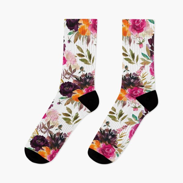Item preview, Fall Burgundy Pink Orange Rose Floral designed and sold by BeeZBeez.
