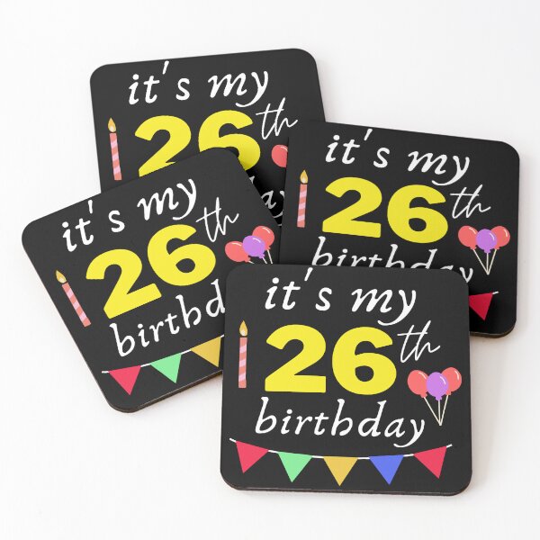 Item preview, It's My 26th Birthday designed and sold by backham-design.