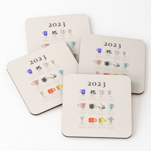 Item preview, 2023 Aesthetic Calendar for Coffee Lovers, Cup Lovers designed and sold by SerenaChoe.