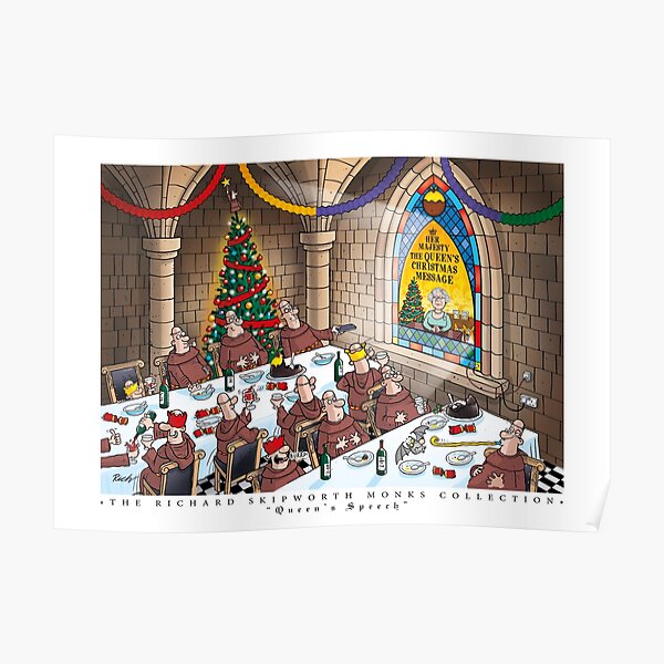 Rich Skipworth Monks Collection: 'Queen's Speech' Poster