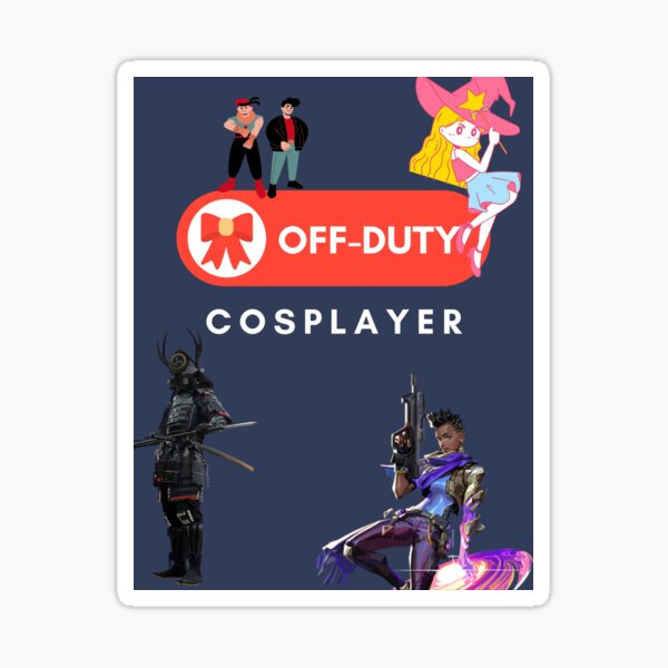 cosplayer Sticker