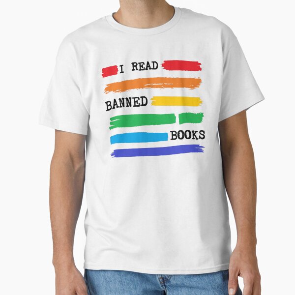Artikel-Vorschau von Ich lese verbotene Bücher Rainbow | Geschenk für Bibliothekar der Woche der verbotenen Bücher, designt und verkauft von CuddleStore.