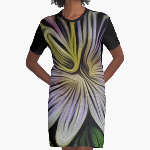 The Passion Flower Graphic T-Shirt Dress