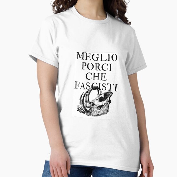 Artikel-Vorschau von Meglio Porci Che Fascisti (Ich wäre lieber ein Schwein als ein Faschist) - Porco Rosso, designt und verkauft von PorcelaineGhost.
