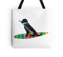 "Colorful Stand Up Paddle Board Preppy Black Lab" Stickers