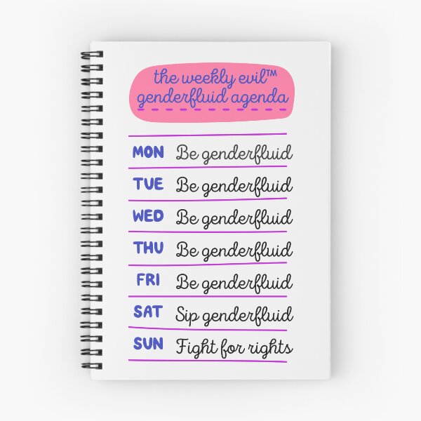 Item preview, Genderfluid Agenda Funny Gender Fluid Pride  designed and sold by prideXrainbow.