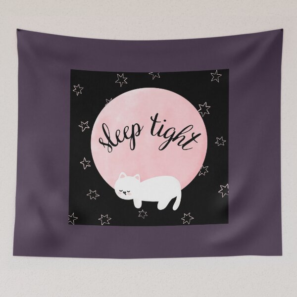 Item preview, Sleep Tight Cat designed and sold by BeeZBeez.