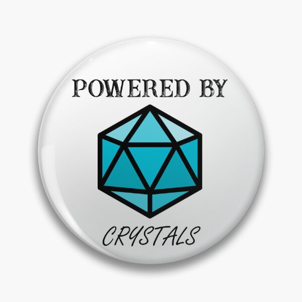 Item preview, Powered By crystals  designed and sold by SeniorPrint99.