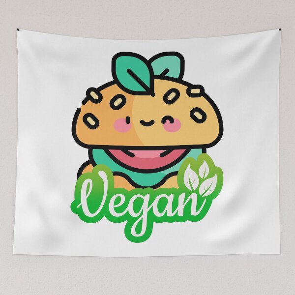 Item preview, Happy World Vegan Day | World Vegetarian Day | Vegan vegan burger designed and sold by WBP Mart.