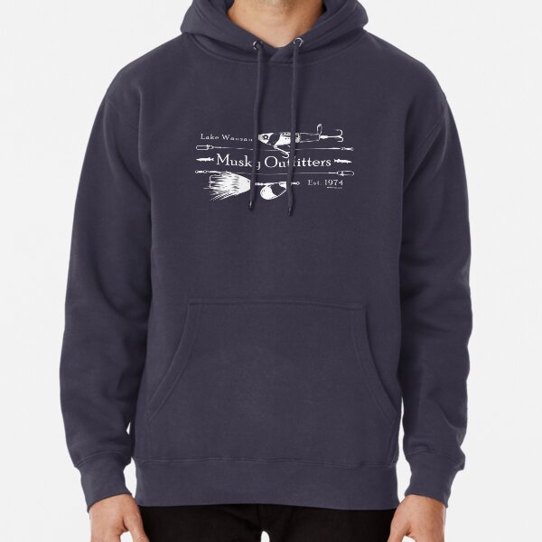 Musky Outfitters: White Pullover Hoodie