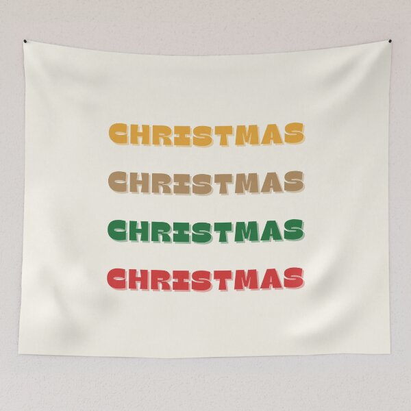 Item preview, Christmas, Colorful Christmas, Holiday Season Decor, Retro Christmas designed and sold by Magic Love Art Print.