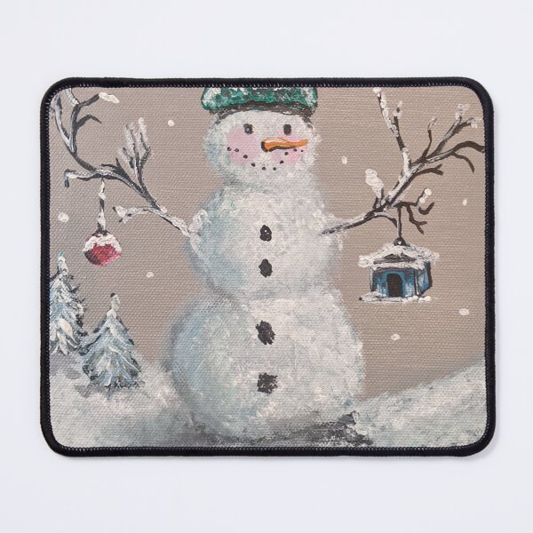 Item preview, Peaceful snowman smiling designed and sold by Riffraff81572.