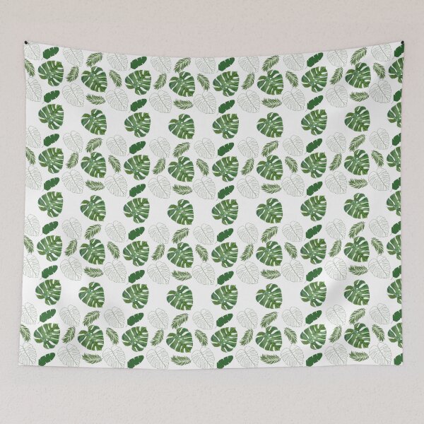 Item preview, Tropical Monstera Botanical Repeat Pattern designed and sold by MimsTees.