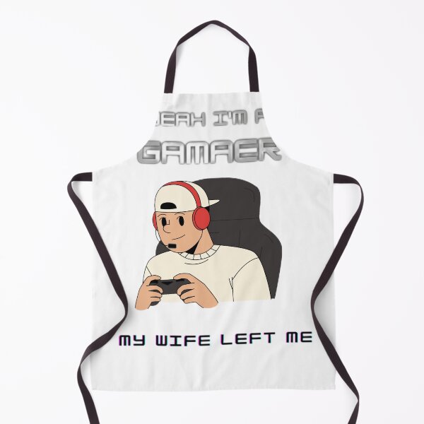 Item preview, Yeah i'm a gamer my wife left me designed and sold by SenhajiWorld.